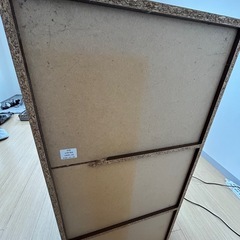 カラーボックス3段茶色の画像