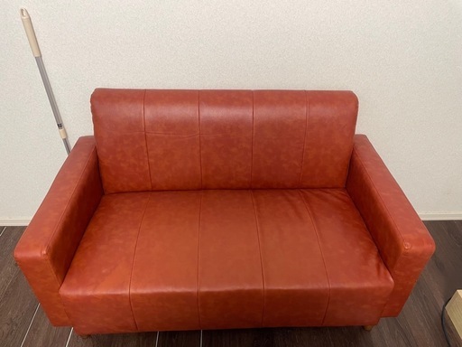 2人かけソファ (みぃ) 実籾のソファ《2人掛けソファ》の中古あげます 