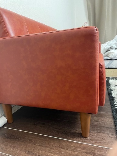 2人かけソファ (みぃ) 実籾のソファ《2人掛けソファ》の中古あげます 