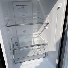 Haier 2ドア 冷凍冷蔵庫 2024年製 JR-SY15A freemee 超スリムタイプ W440 148L 動作確認済 マットグレー 中古美品 ③の画像