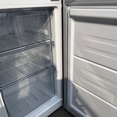 Haier 2ドア 冷凍冷蔵庫 2024年製 JR-SY15A freemee 超スリムタイプ W440 148L 動作確認済 マットグレー 中古美品 ③の画像