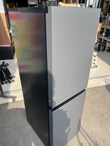 Haier 2ドア 冷凍冷蔵庫 2024年製 JR-SY15A freemee 超スリムタイプ W440 148L 動作確認済 マットグレー 中古美品 ③