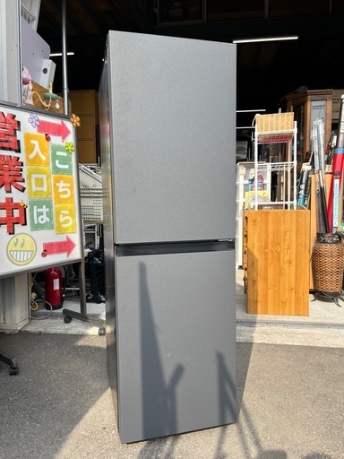 Haier 2ドア 冷凍冷蔵庫 2024年製 JR-SY15A freemee 超スリムタイプ W440 148L 動作確認済 マットグレー 中古美品 ③