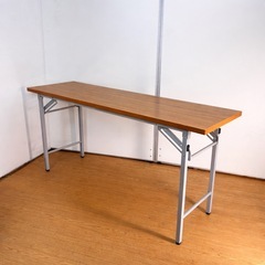 アイリスチトセ 折りたたみテーブル 幅1500 会議用 長机 AK-OT-1545 スライド式の画像