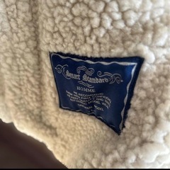 Smart Standard ブラウンレザーシェルパ 襟ジャケット Lサイズの画像