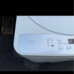 SHARP 縦型洗濯機本体 排水ホース付きの画像