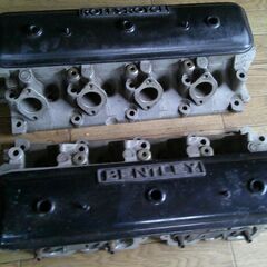 オールドロールス.ベントレ-リビルトシリンダーヘツト取り付けの画像