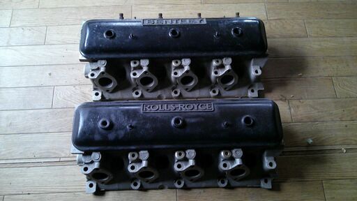 オールドロールス.ベントレ-リビルトシリンダーヘツト取り付け