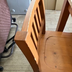 カントリー調　ダイニングテーブルセット　引き出し付きの画像