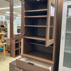 リユースマン倉敷、食器棚、ブラウン、の画像