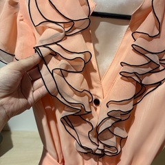 結婚式二次会用フリルワンピースの画像