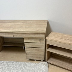 【4/11PM引取り希望】LAWYA システムデスク3点セットの画像