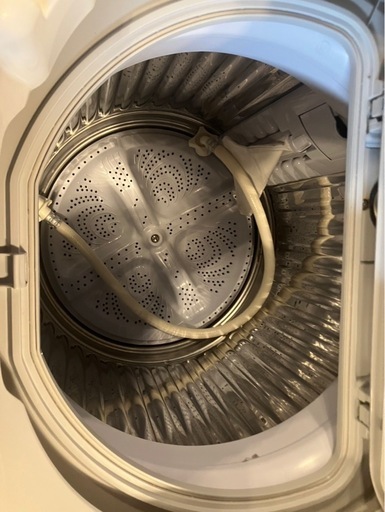 【中古】大阪引取限定　SHARP 縦型洗濯乾燥機 ES-TX5E-S 5.5kg【KSC1F152】
