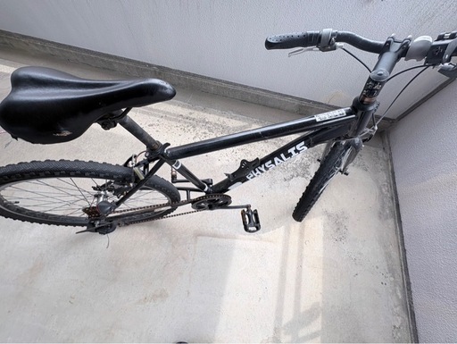 「RHYSAITS クロスバイク風 26インチ ブラック