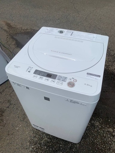 生活家電 ①✓SHARP 電気洗濯機✓ ✓ES-G4E6-KW✓