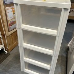 【衣装ケース】【4段】【衣装収納】クリーニング済み【管理番号0331】五 の画像