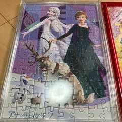 受付休止中ディズニープリンセス　アナ雪　パズル　96ピース　枠無し　箱なしの画像