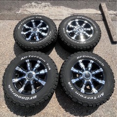 【溝8割・美品】値下げ！MGビースト＆ATタイヤ4本セット◎2015年製/デリカ使用の画像