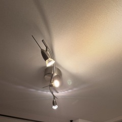 【IKEA】3灯シーリングスポットライト｜シルバー｜角度調整自在の画像