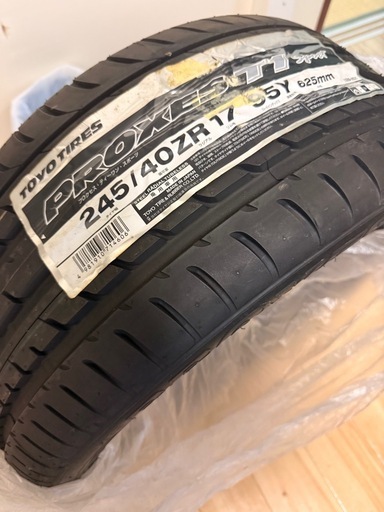 新品未使用 TOYO PROXES T1 245/40ZR17タイヤ 4本 保管状態良好