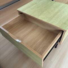 ニトリ 収納　机の画像