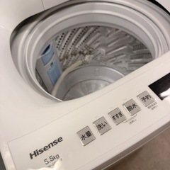 Hisense 5.5kg 洗濯機 2025年製の画像