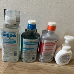 洗濯洗剤、ハンドソープ、マウスウォッシュの画像