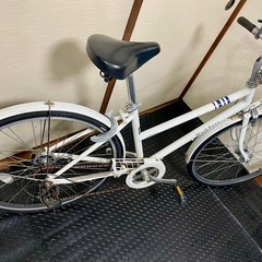 【お譲り先決定】ブリヂストン製26インチ7段変速オートLEDライト白の画像