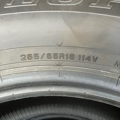 【新車外し】2025年製 ダンロップ グラントレック AT23 265/65R18 4本セットの画像