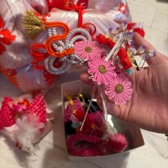 【七五三】着物帯/頭飾りの画像