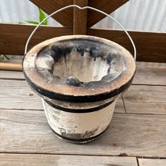 七輪 手作りケース付きの画像