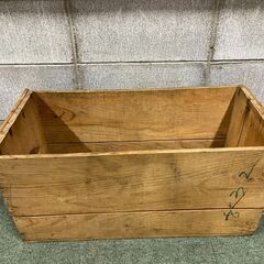 木製 りんご箱 木箱 リンゴ 幅65cm×奥行30cm×高さ32cm の画像