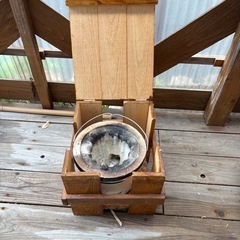 七輪 手作りケース付きの画像