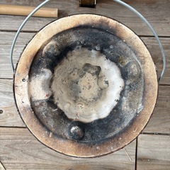 七輪 手作りケース付きの画像