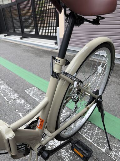 26インチ シティサイクル 変速付き 自転車