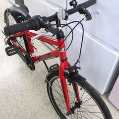 22インチ 子供用自転車 DRIDE ドライドR レッド 6段変速 赤 ジュニアサイクル 札幌市北区屯田の画像