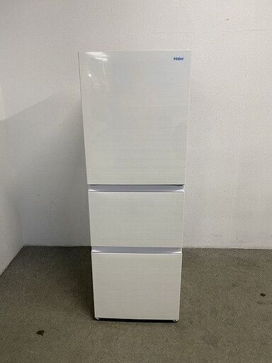高年式!2024年製! ハイアール/Haier 3ドア冷凍冷蔵庫 286L JR-CV29B SLIMORE リネンホワイト 中古家電
