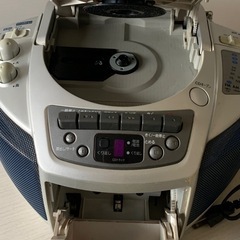 aiwa CSD-ES255 CDラジカセ VIRTUAL STEREO シルバーの画像