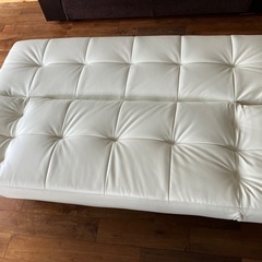 ニトリのソファベッド　美品の画像