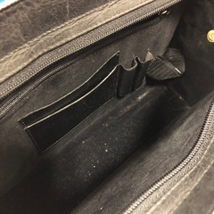 ジモティ割引有★【ジャングルジャングル岸和田店】オーストリッチ セカンドバッグ ブラック　南大阪 岸和田市 貝塚市 泉佐野市 和泉市 忠岡町 熊取町の画像