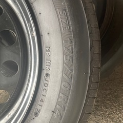 175/70R14 トヨタスチールホイール　4穴
の画像