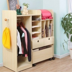 RiZKiZ ランドセルラック キャスター付き ハンガーラックの画像