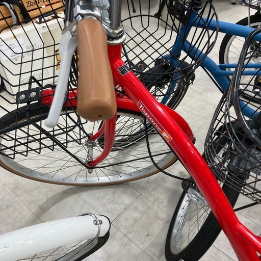 TOPONE自転車26インチレッド【トレファク堺福田店】