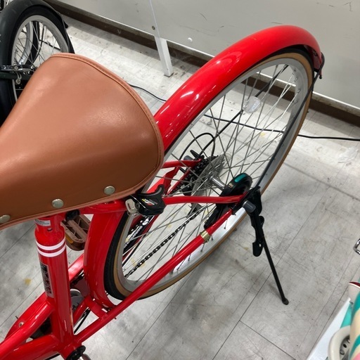 TOPONE自転車26インチレッド【トレファク堺福田店】