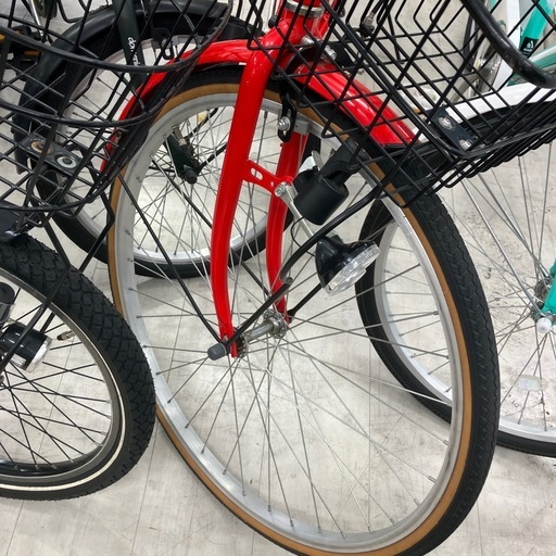 TOPONE自転車26インチレッド【トレファク堺福田店】