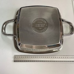 マイヤー　スクエアグリルパン　24cmの画像