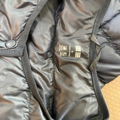 ウルトラ ライトダウン　ユニクロ　ネイビー2way　の画像