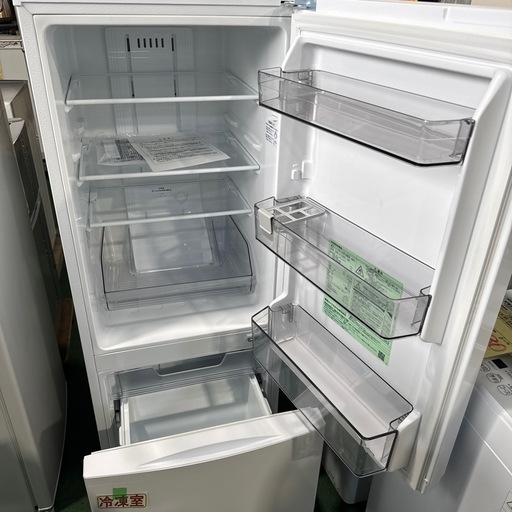 2ドア冷蔵庫