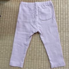 【80】UNIQLO ユニクロ レギンスパンツ ピンクの画像