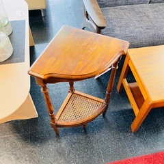 カリモク　フラワースタンド　コーナーラック　花台　ヴィンテージの画像